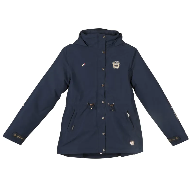 Aubrion Young Rider Team Waterproof Coat - Navy